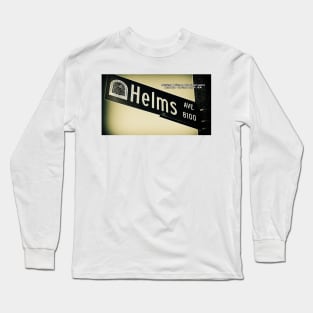 Helms Avenue, Rancho Cucamonga, California by Mistah Wilson Long Sleeve T-Shirt